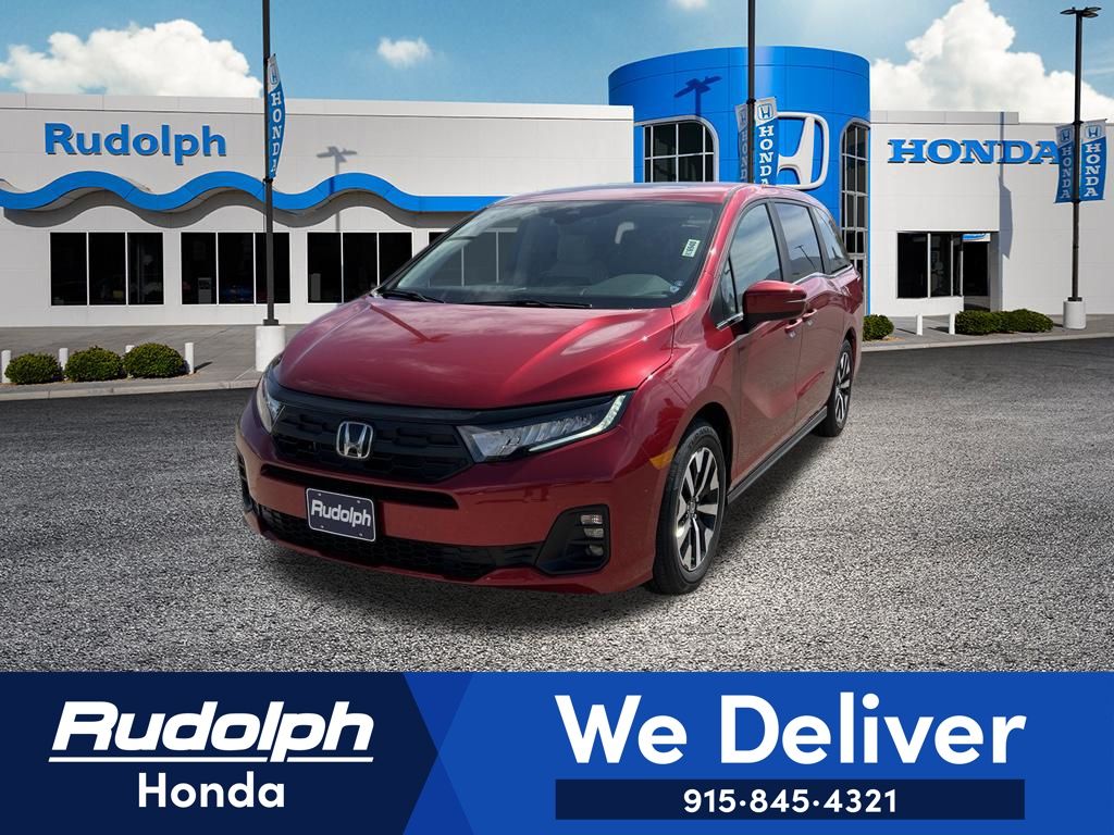Red 2026 Honda Odyssey Minivan Front-Wheel Drive Automatic