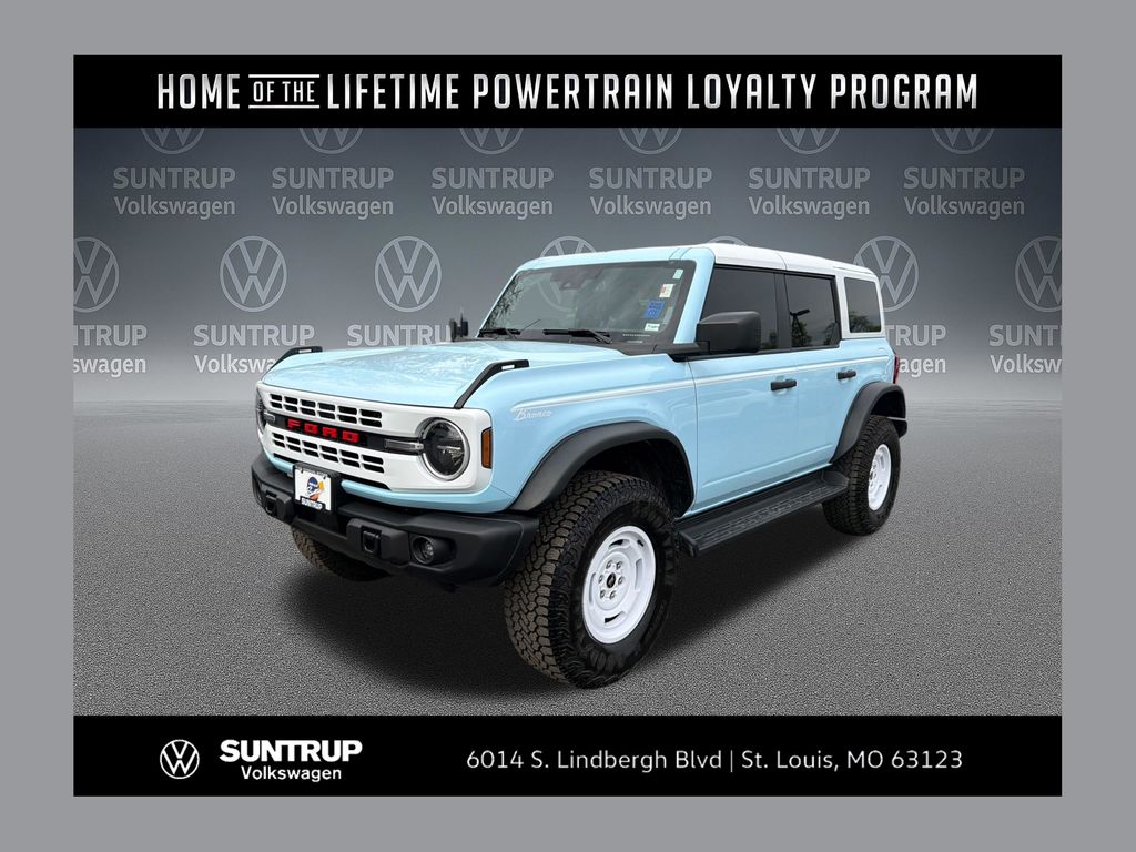 Blue 2025 Ford Bronco Heritage Edition 4-Door 4WD SUV / Crossover Four-Wheel Drive Automatic