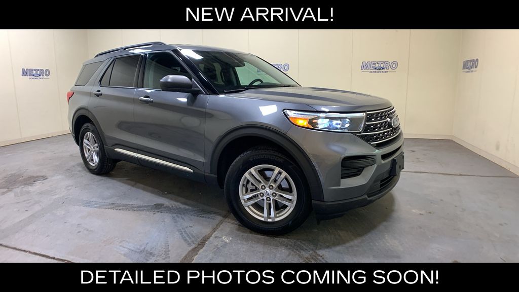 Gray Metallic 2023 Ford Explorer SUV / Crossover All-Wheel Drive Automatic