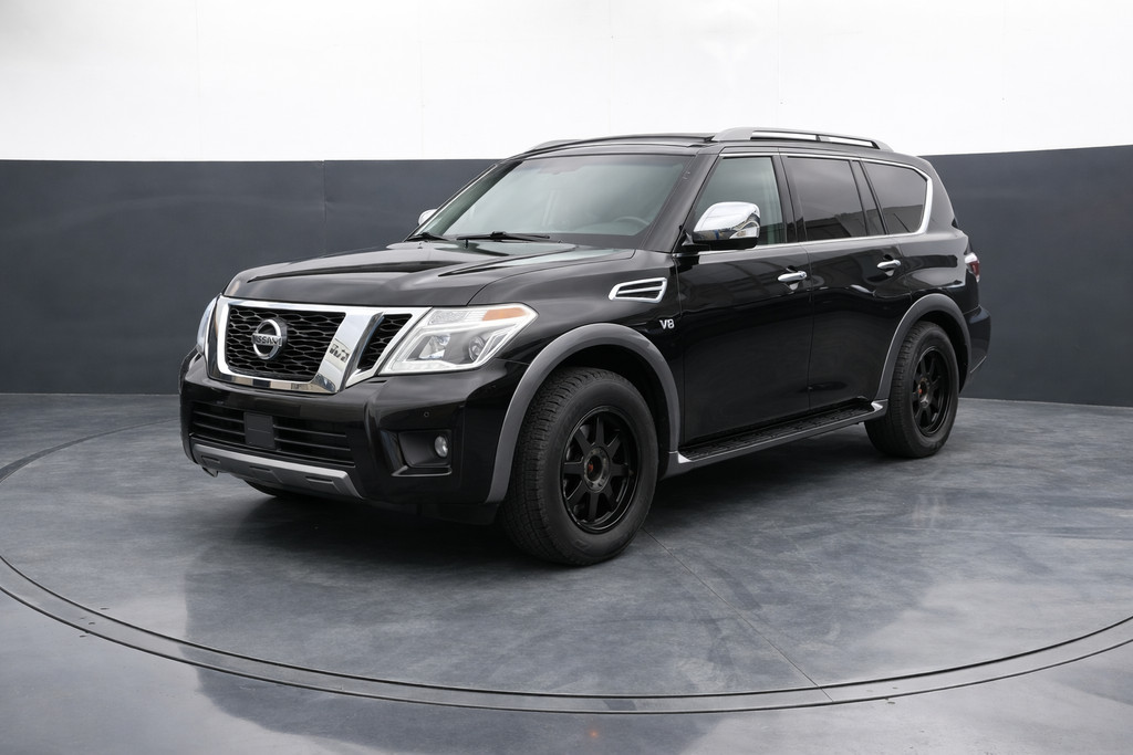 Super Black 2017 Nissan Armada SL 4WD SUV / Crossover Four-Wheel Drive 7-Speed Automatic