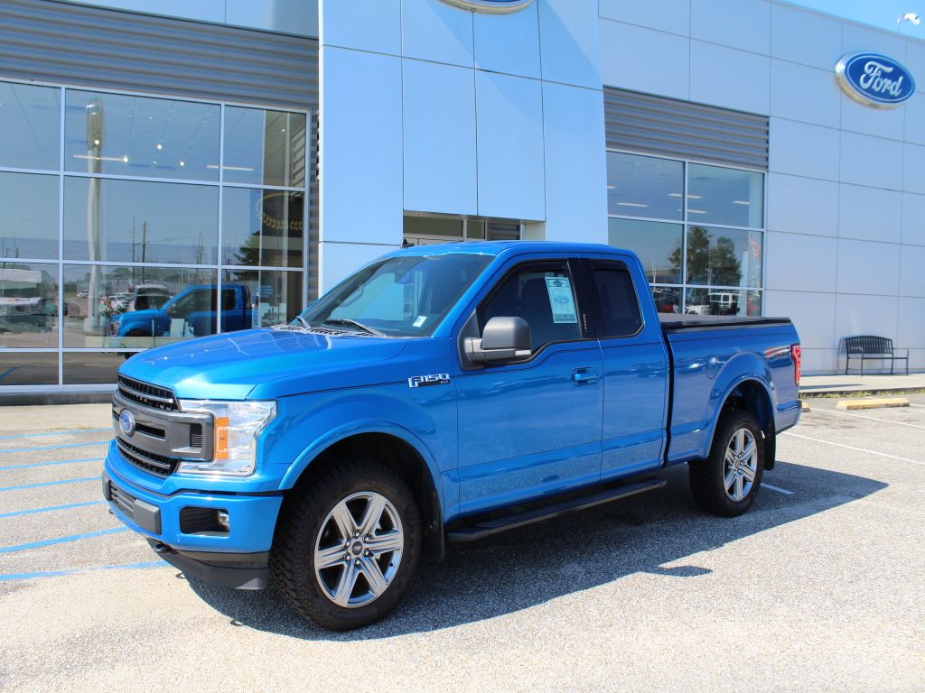 Blue Metallic 2019 Ford F-150 Pickup Truck Four-Wheel Drive Automatic