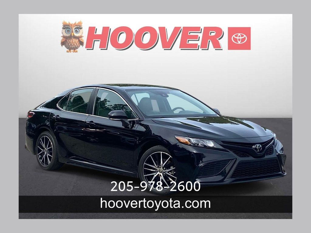 Midnight Black Metallic 2024 Toyota Camry SE FWD Sedan Front-Wheel Drive 8-Speed Automatic