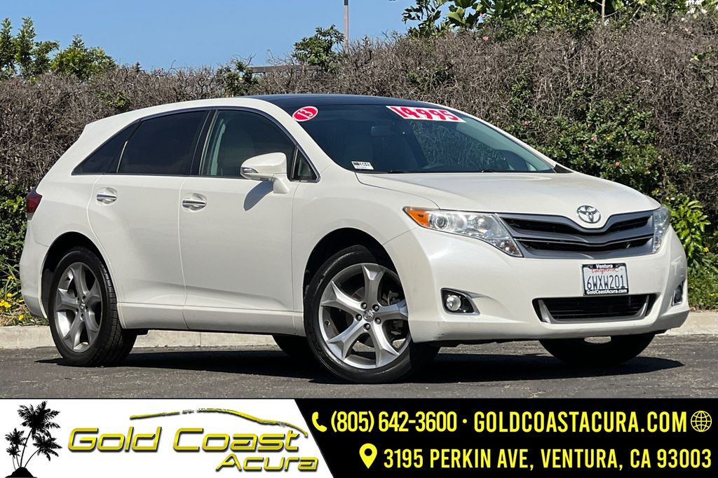 White (Blizzard Pearl) 2013 Toyota Venza XLE SUV / Crossover Front-Wheel Drive 6-Speed Automatic Overdrive