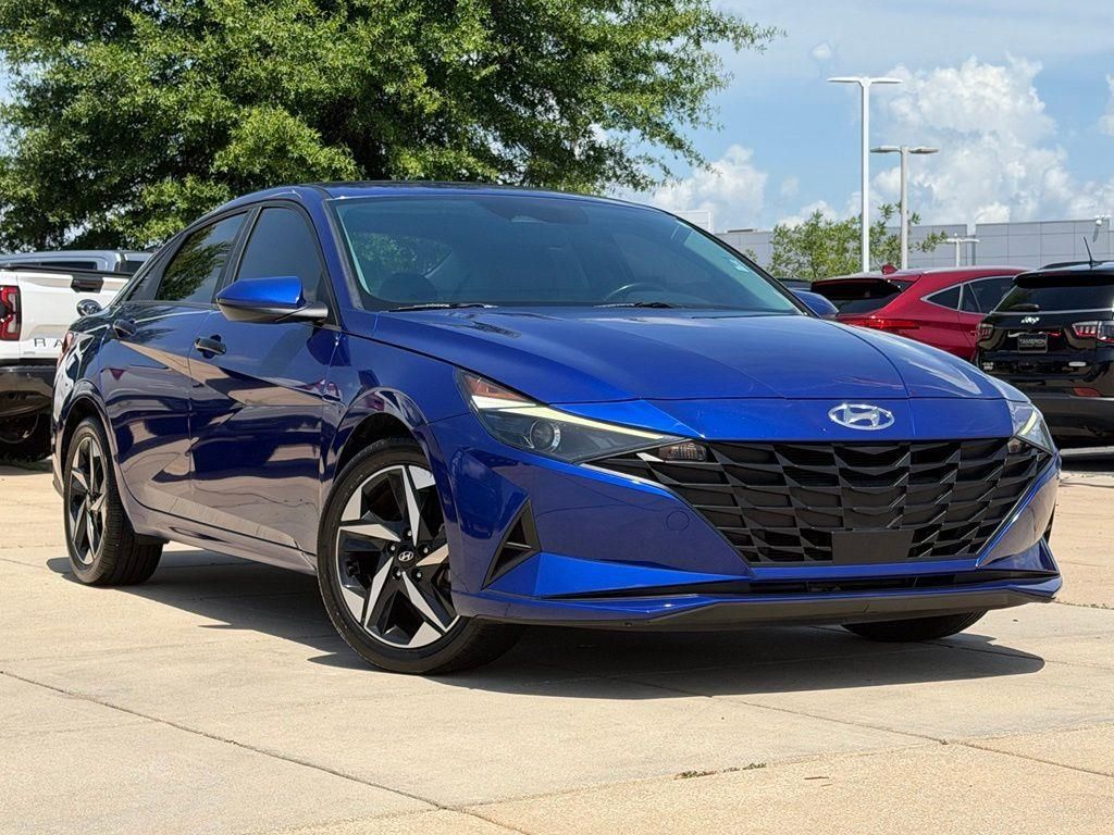 Intense Blue 2023 Hyundai Elantra Sedan Front-Wheel Drive Continuously Variable Transmission