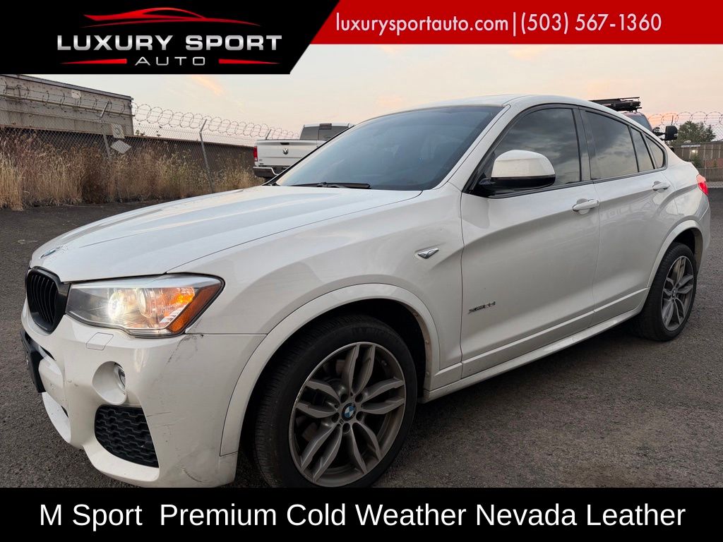 Alpine White 2018 BMW X4 SUV / Crossover All-Wheel Drive 8-Speed Automatic