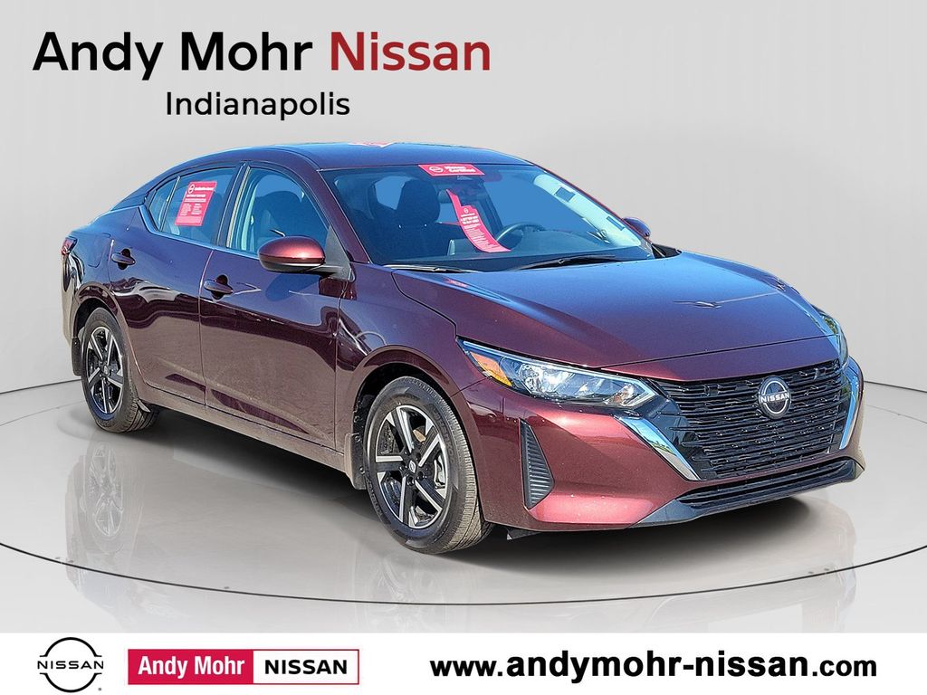 Rosewood Metallic 2025 Nissan Sentra Sedan Front-Wheel Drive Continuously Variable Transmission