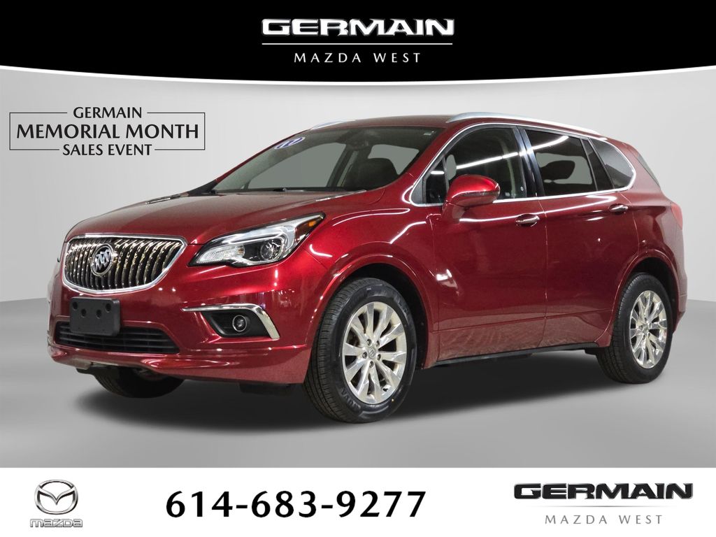 Chili Red Metallic 2017 Buick Envision Essence FWD SUV / Crossover Front-Wheel Drive 6-Speed Automatic