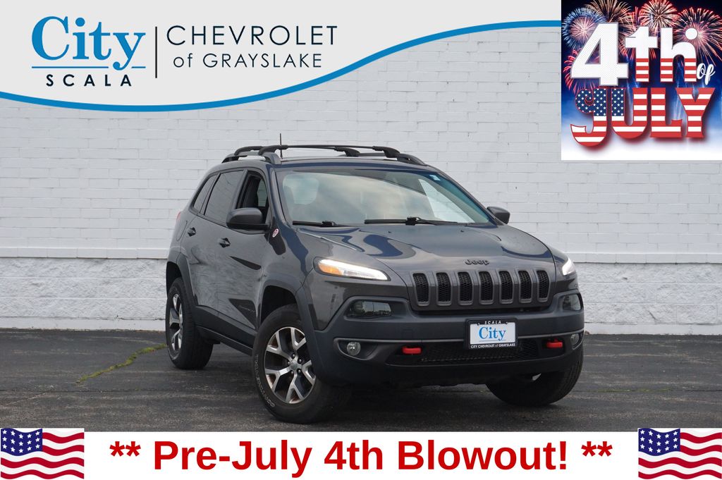 Gray (Granite Crystal Metallic Clearcoat) 2017 Jeep Cherokee SUV / Crossover Four-Wheel Drive 9-Speed Automatic