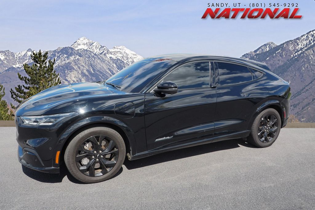 Shadow Black 2023 Ford Mustang Mach-E Premium AWD SUV / Crossover All-Wheel Drive Automatic