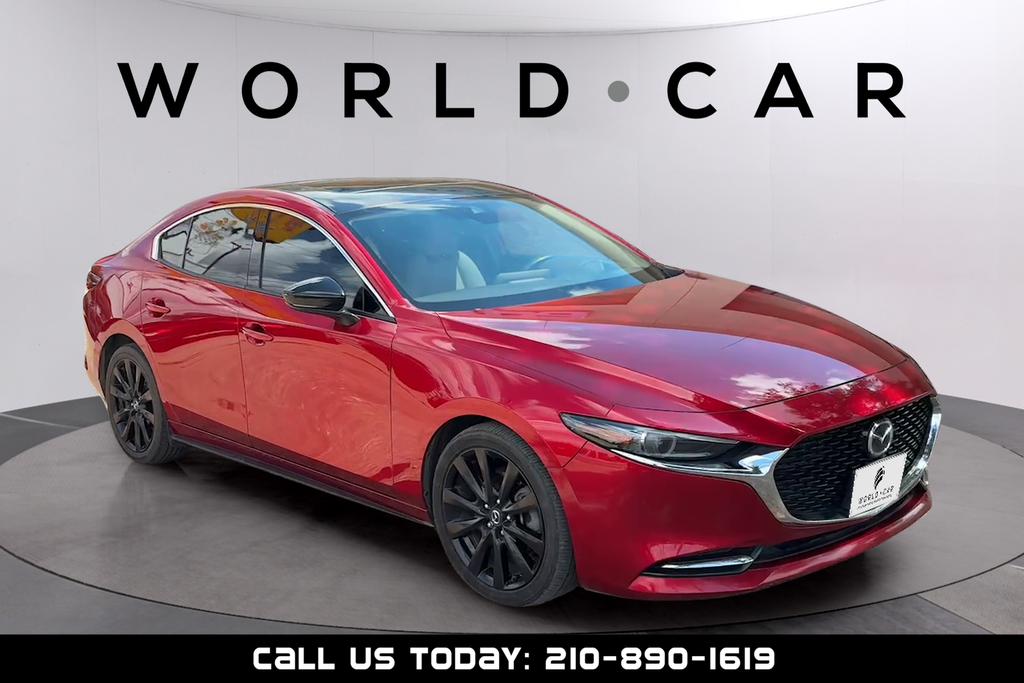 Soul Red Crystal Metallic 2021 Mazda MAZDA3 Sedan All-Wheel Drive 6-Speed Automatic