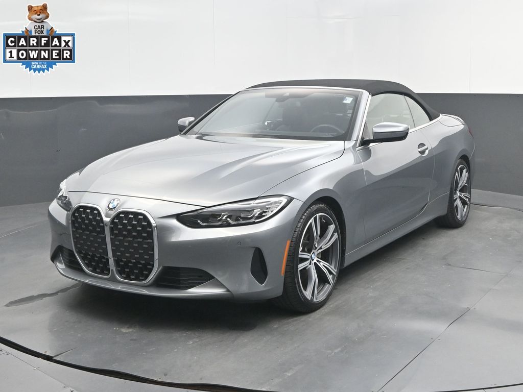 Skyscraper Gray Metallic 2024 BMW 4 Series Convertible Rear-Wheel Drive 8-Speed Automatic