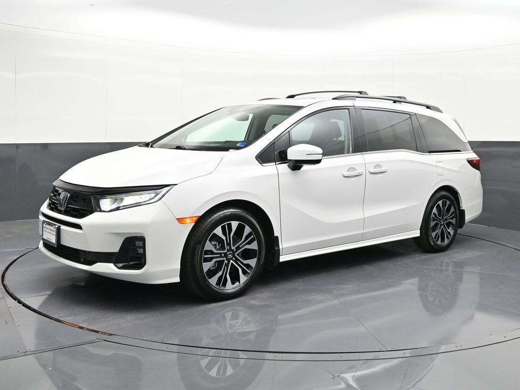 Platinum White Pearl 2025 Honda Odyssey Elite FWD Minivan Front-Wheel Drive Automatic
