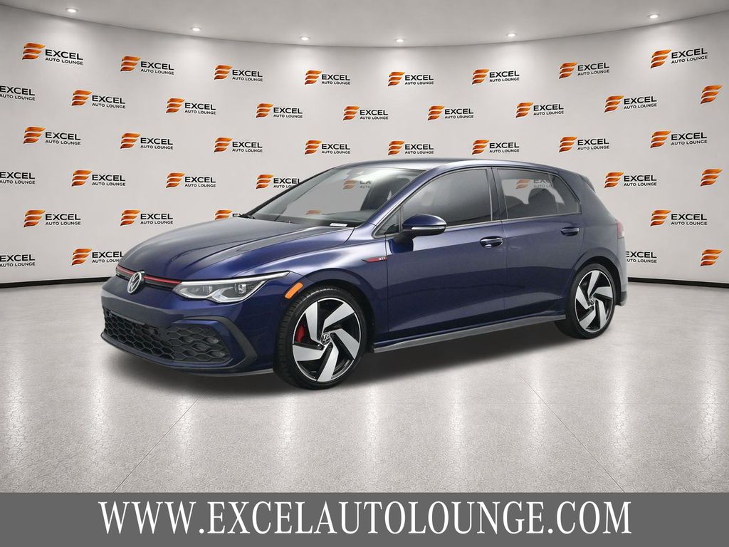 Atlantic Blue Metallic 2024 Volkswagen Golf GTI Hatchback Front-Wheel Drive 7-Speed Dual Clutch