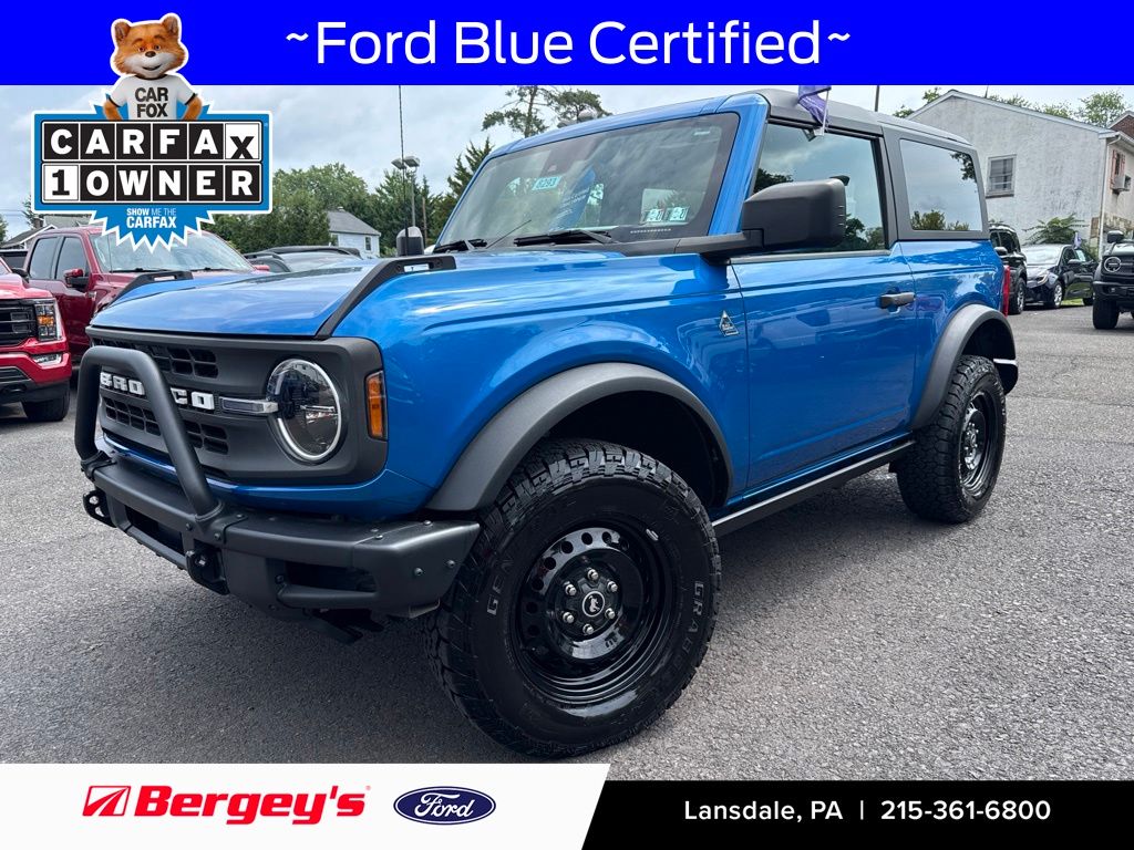 Velocity Blue Metallic 2022 Ford Bronco SUV / Crossover Four-Wheel Drive Automatic