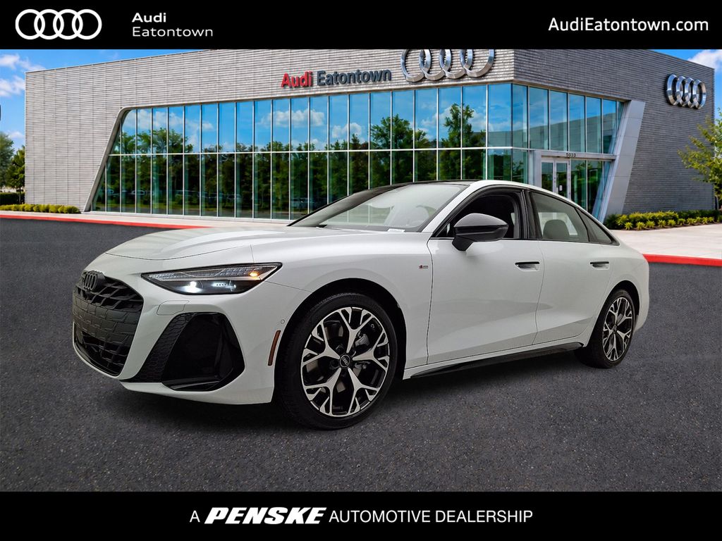 Glacier White Metallic 2026 Audi A6 Sedan All-Wheel Drive 7-Speed Automatic