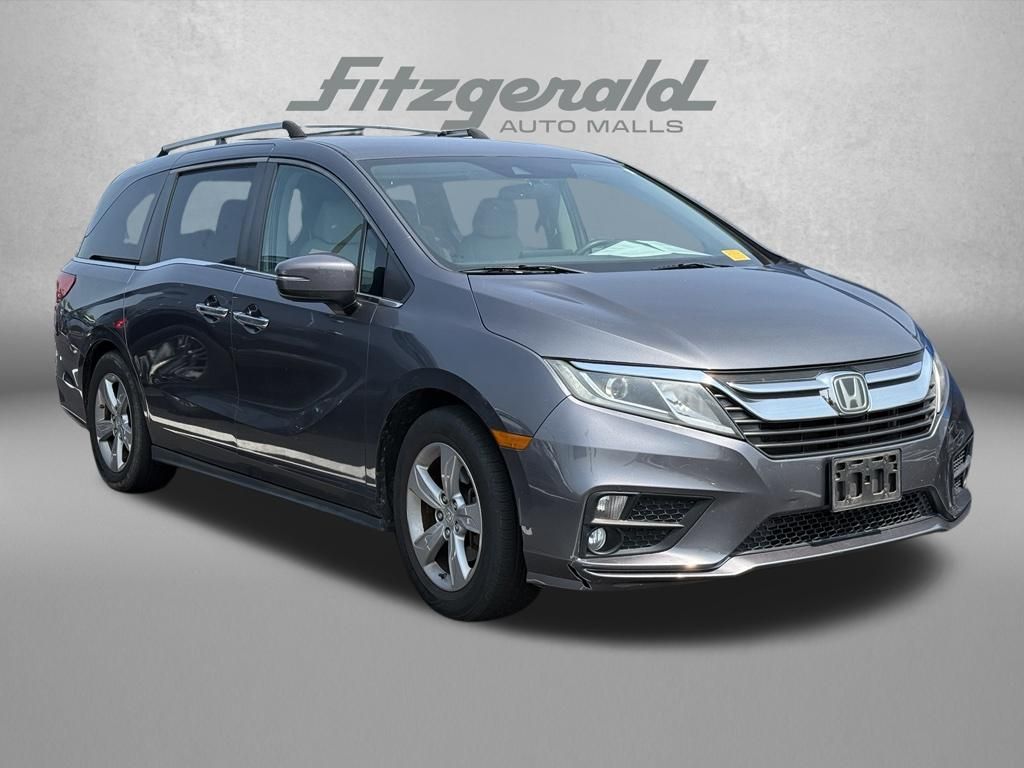 Blue 2018 Honda Odyssey Minivan Front-Wheel Drive 9-Speed Automatic