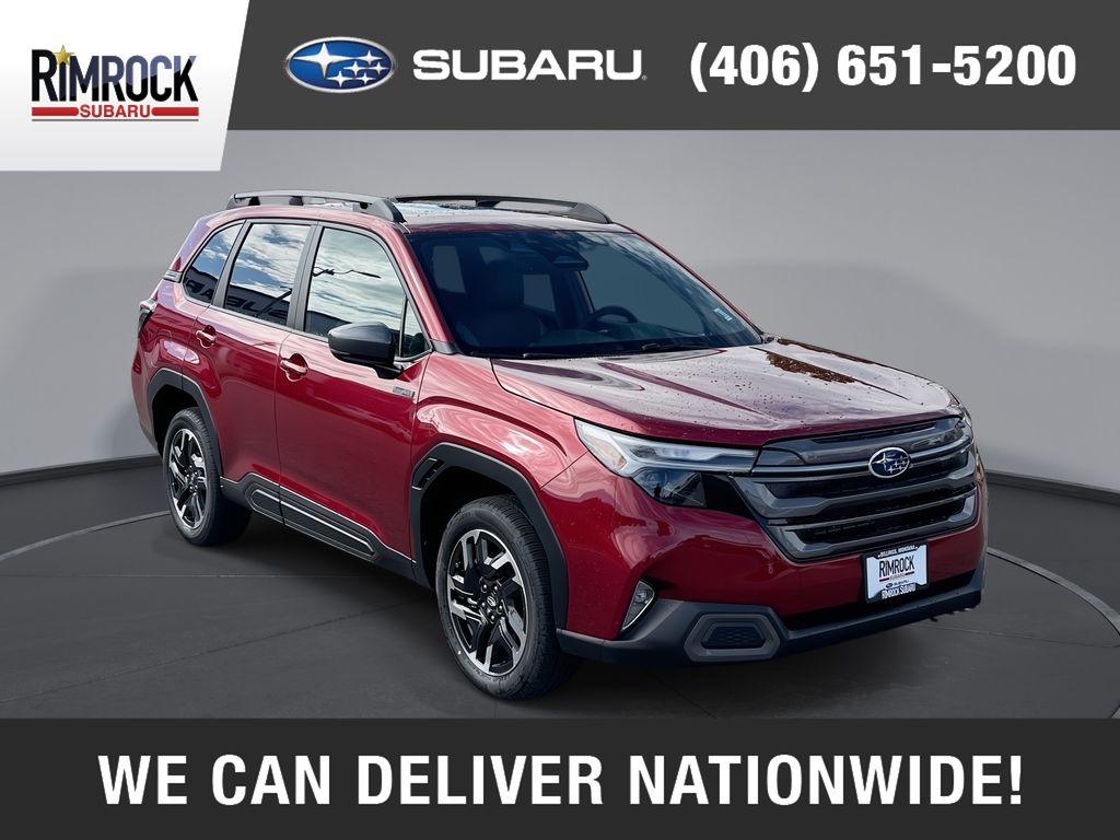 Crimson Red Pearl 2026 Subaru Forester Hybrid SUV / Crossover All-Wheel Drive Continuously Variable Transmission