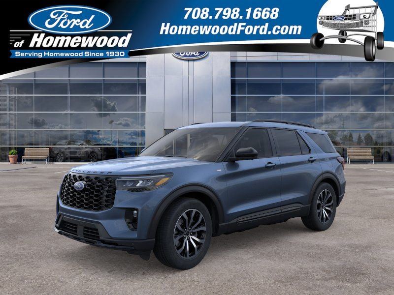 Vapor Blue Metallic 2026 Ford Explorer SUV / Crossover All-Wheel Drive Automatic