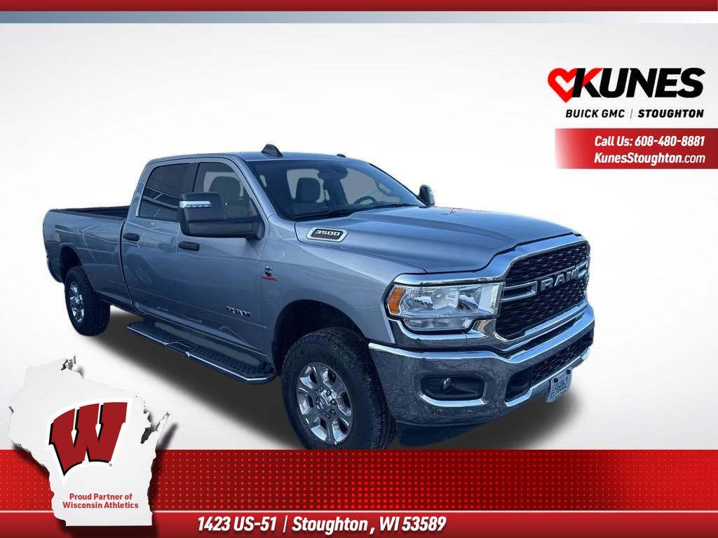 Billet Silver Metallic Clearcoat 2024 RAM 3500 Pickup Truck Four-Wheel Drive 6-Speed Automatic