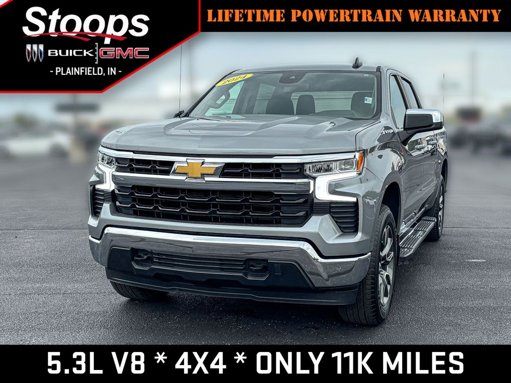 Sterling Gray Metallic 2024 Chevrolet Silverado 1500 Pickup Truck Four-Wheel Drive Automatic