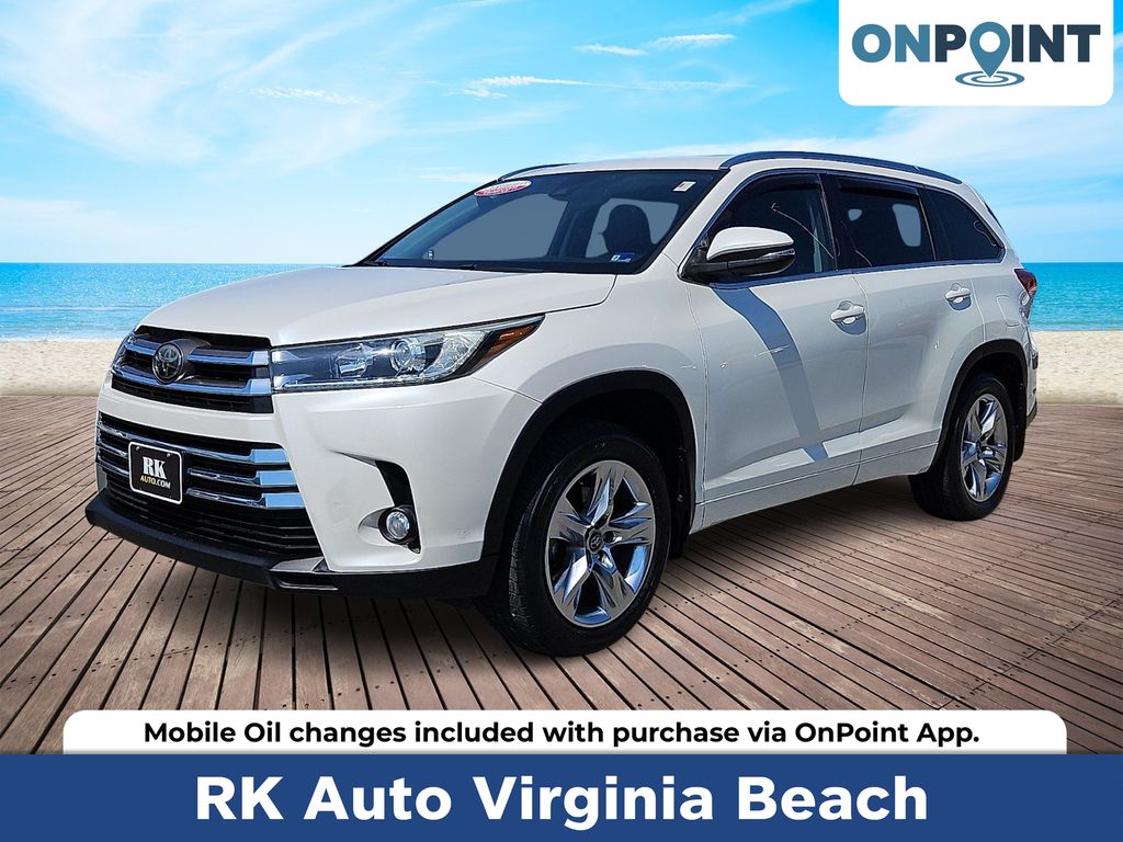 White (Blizzard Pearl) 2018 Toyota Highlander SUV / Crossover All-Wheel Drive 8-Speed Automatic