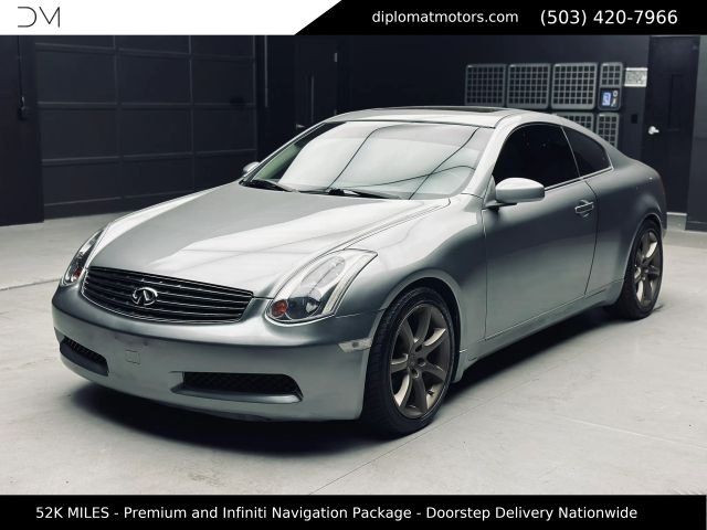 Gray (Diamond Graphite Metallic) 2004 INFINITI G35 Coupe RWD Coupe Rear-Wheel Drive 5-Speed Automatic Overdrive
