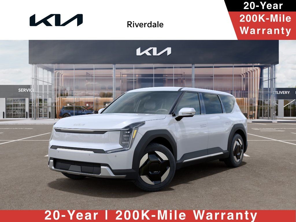 Glacial White Pearl 2026 Kia EV9 SUV / Crossover Rear-Wheel Drive 1-Speed Automatic