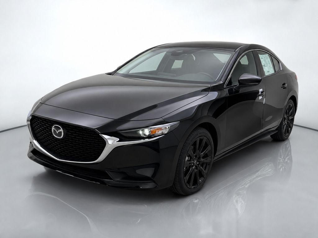 Jet Black Mica 2026 Mazda MAZDA3 Sedan Front-Wheel Drive 6-Speed Automatic