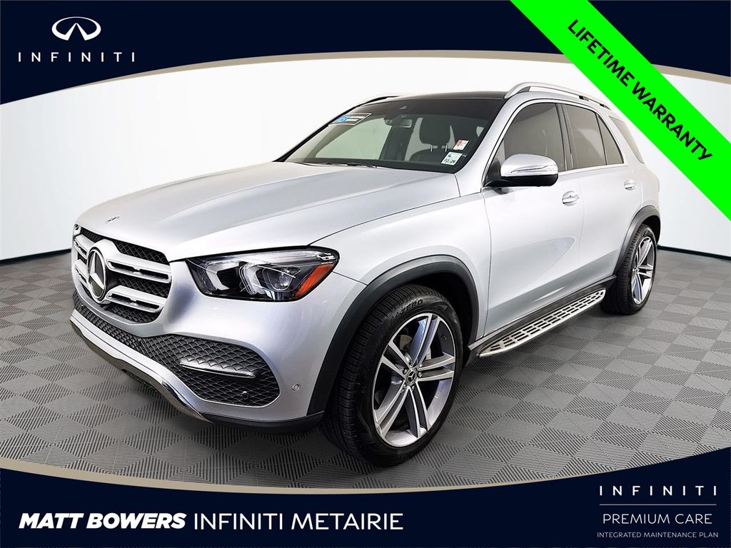 Silver Metallic 2022 Mercedes-Benz GLE SUV / Crossover Rear-Wheel Drive 9-Speed Automatic