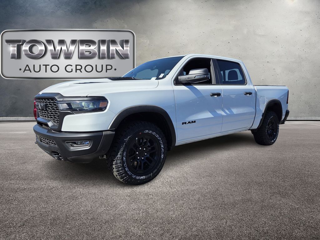 Bright White Clearcoat 2026 RAM 1500 Pickup Truck Four-Wheel Drive 8-Speed Automatic