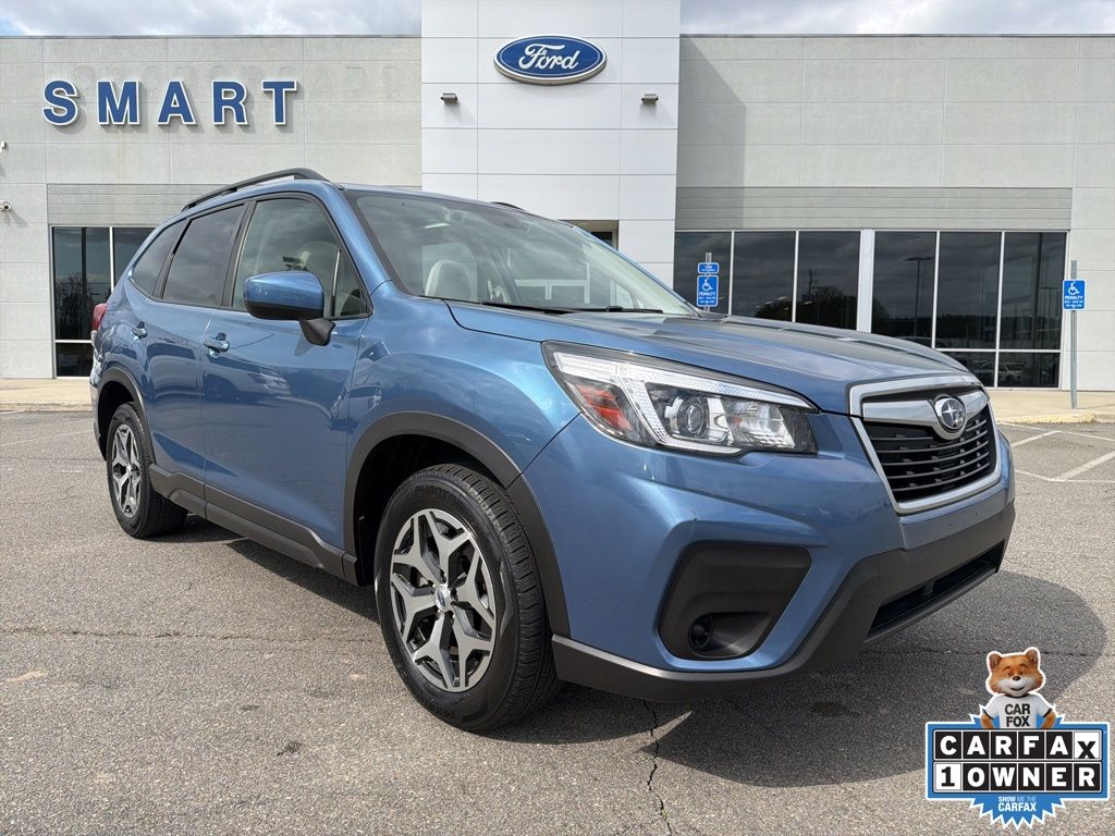 Horizon Blue Pearl 2020 Subaru Forester 2.5i Premium AWD SUV / Crossover All-Wheel Drive Continuously Variable Transmission