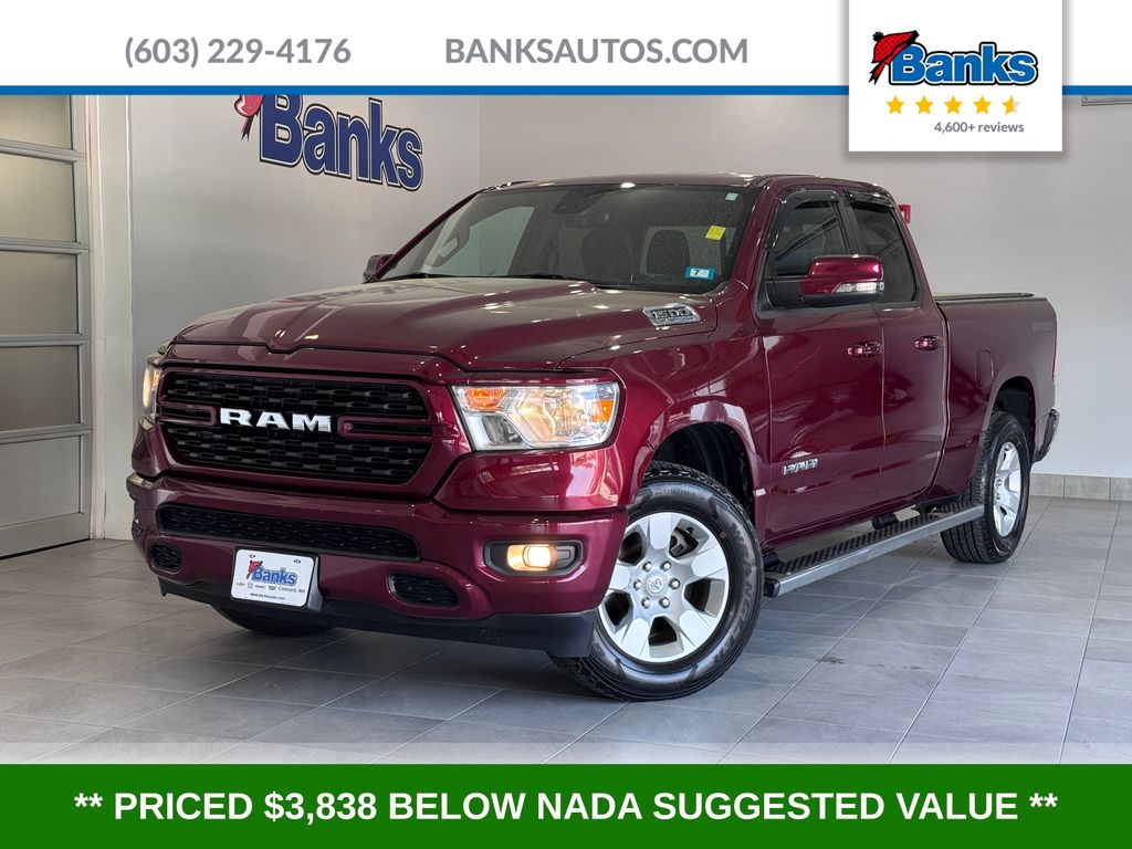 Delmonico Red Pearlcoat 2023 RAM 1500 Pickup Truck Four-Wheel Drive 8-Speed Automatic