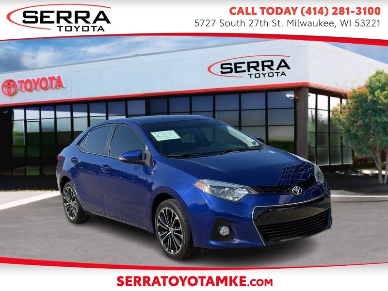 Blue Crush Metallic 2015 Toyota Corolla Sedan Front-Wheel Drive Continuously Variable Transmission