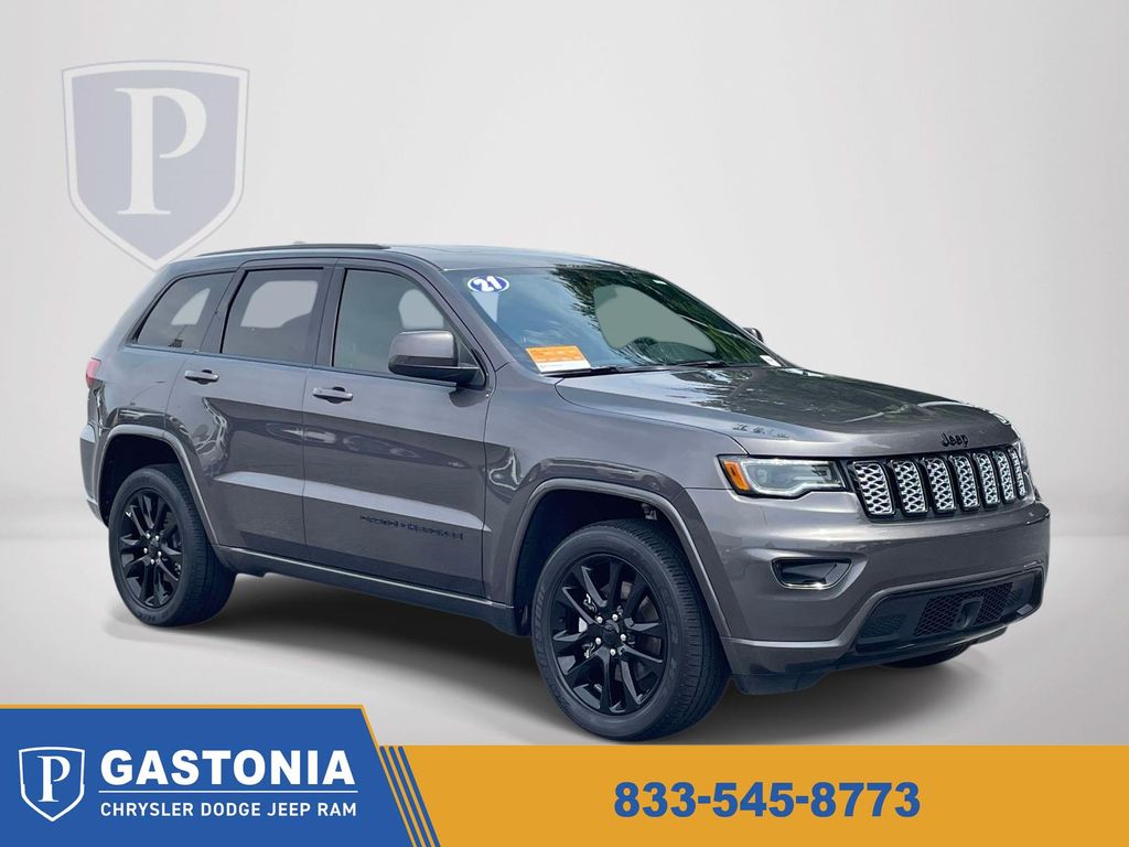Gray (Granite Crystal Metallic Clearcoat) 2021 Jeep Grand Cherokee SUV / Crossover Four-Wheel Drive 8-Speed Automatic