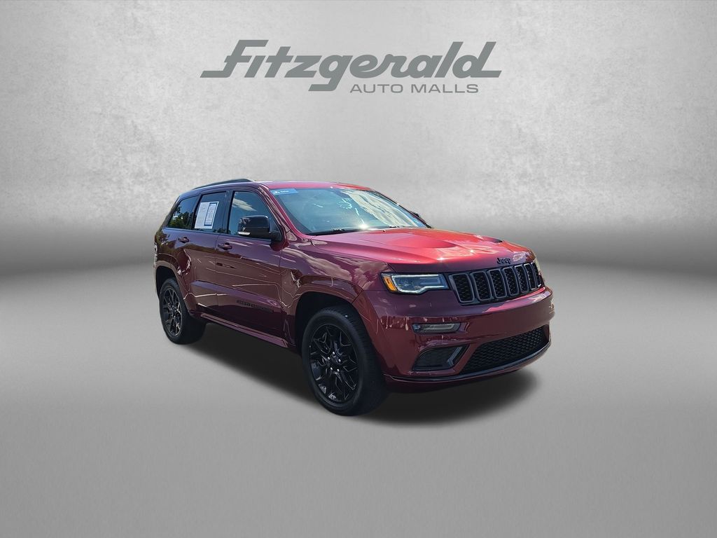 Velvet Red Pearlcoat 2021 Jeep Grand Cherokee SUV / Crossover Four-Wheel Drive 8-Speed Automatic