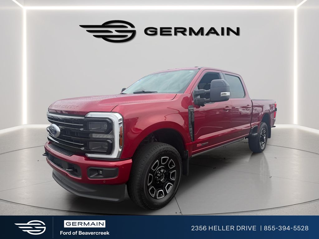 Used 2025 Red Ford Platinum image 4