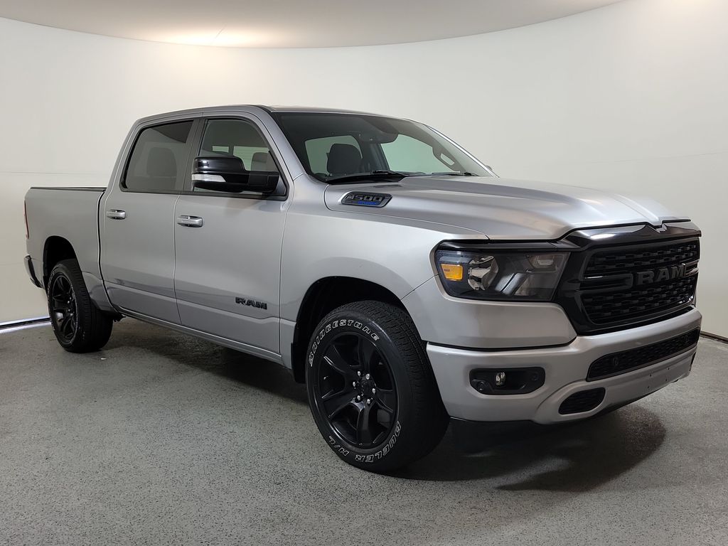 Billet Silver Metallic Clearcoat 2022 RAM 1500 Pickup Truck 4X2 8-Speed Automatic