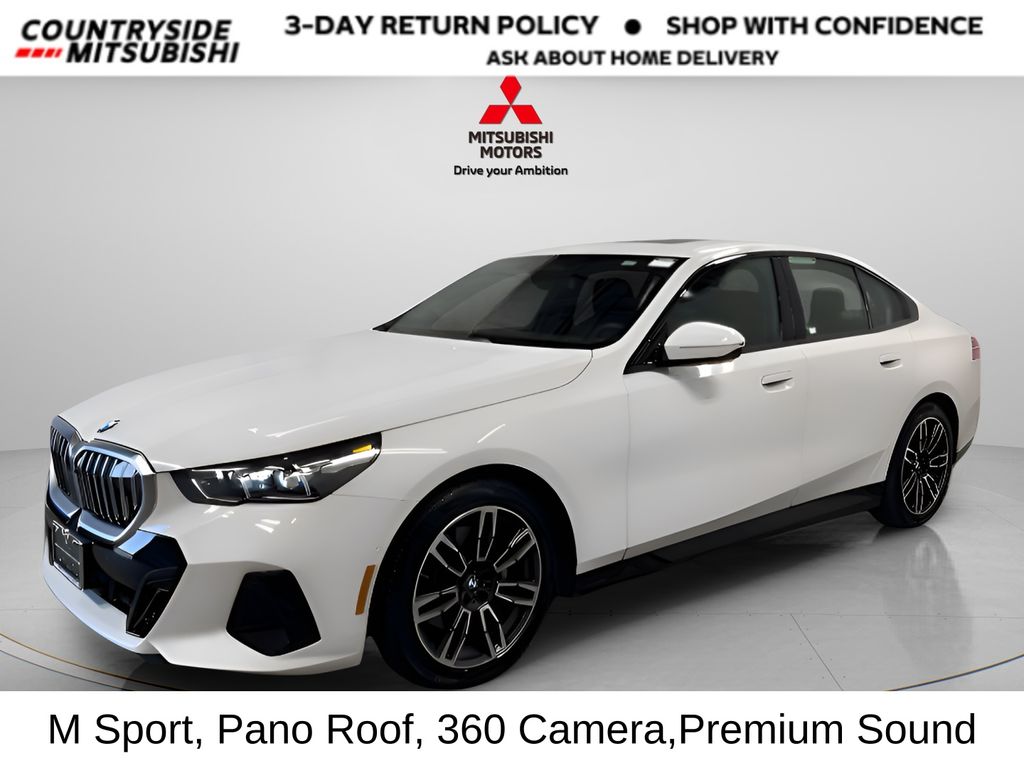 Alpine White 2026 BMW 5 Series Sedan All-Wheel Drive 8-Speed Automatic