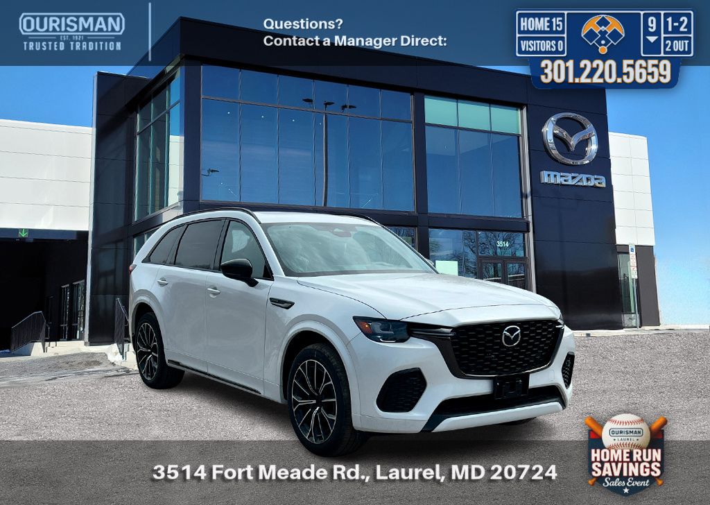 White 2026 Mazda CX-70 3.3 Turbo S Premium AWD SUV / Crossover All-Wheel Drive 8-Speed Automatic