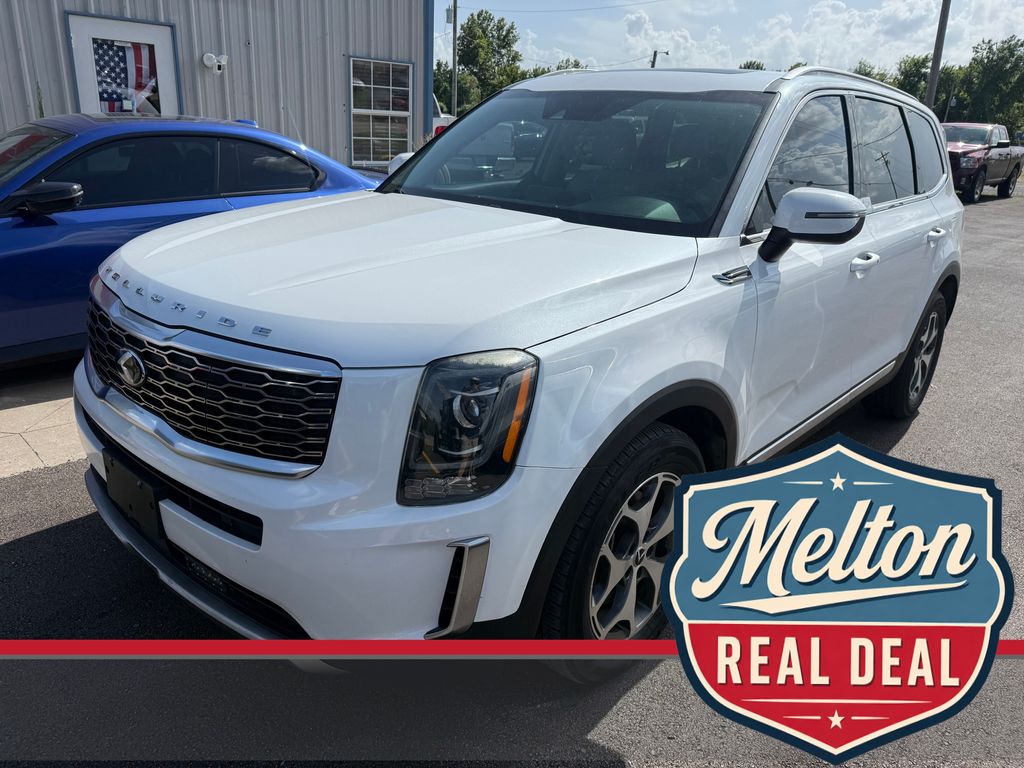 Snow White Pearl 2020 Kia Telluride SUV / Crossover All-Wheel Drive 8-Speed Automatic