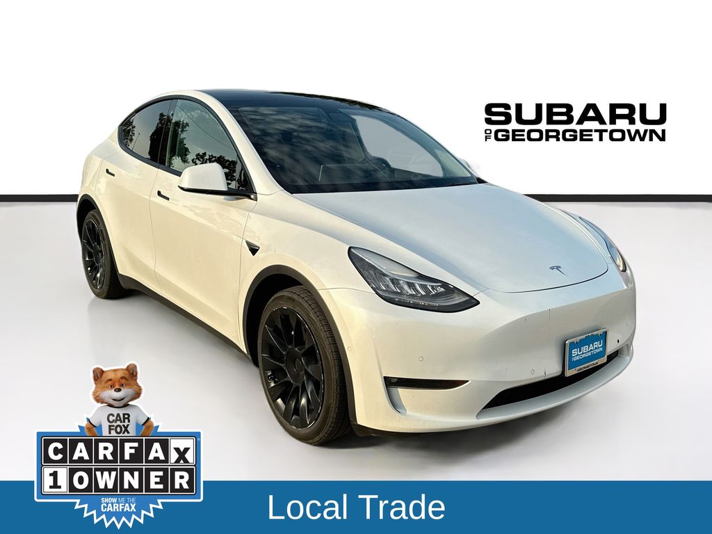 White 2021 Tesla Model Y SUV / Crossover All-Wheel Drive 1-Speed Automatic