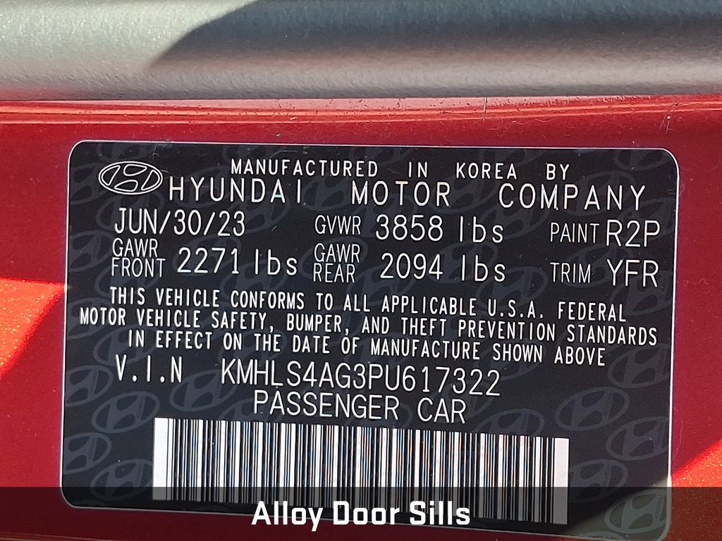 2023 Hyundai Elantra SEL Red at Bob Ruth Ford
