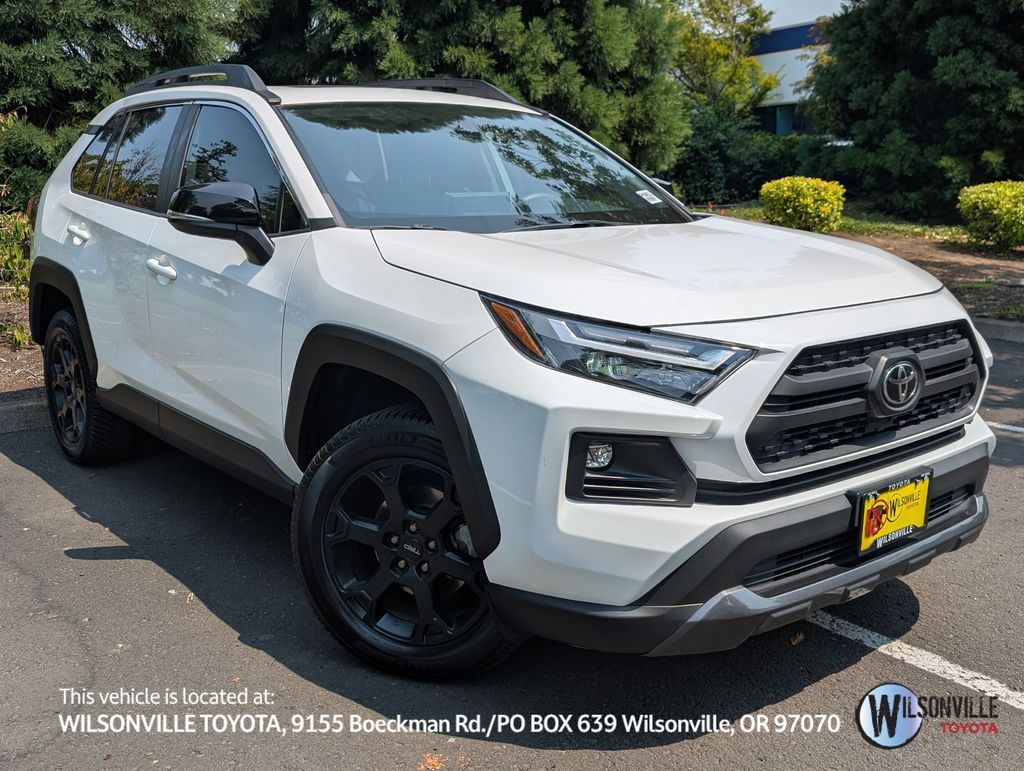 White 2022 Toyota RAV4 SUV / Crossover All-Wheel Drive 8-Speed Automatic