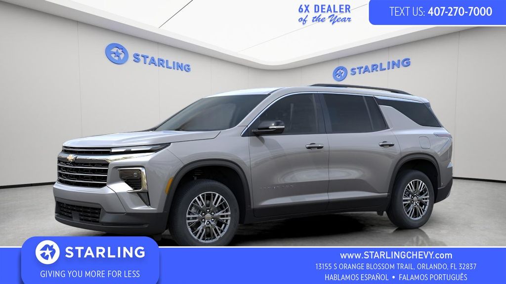 Sterling Gray Metallic 2026 Chevrolet Traverse SUV / Crossover Front-Wheel Drive 8-Speed Automatic