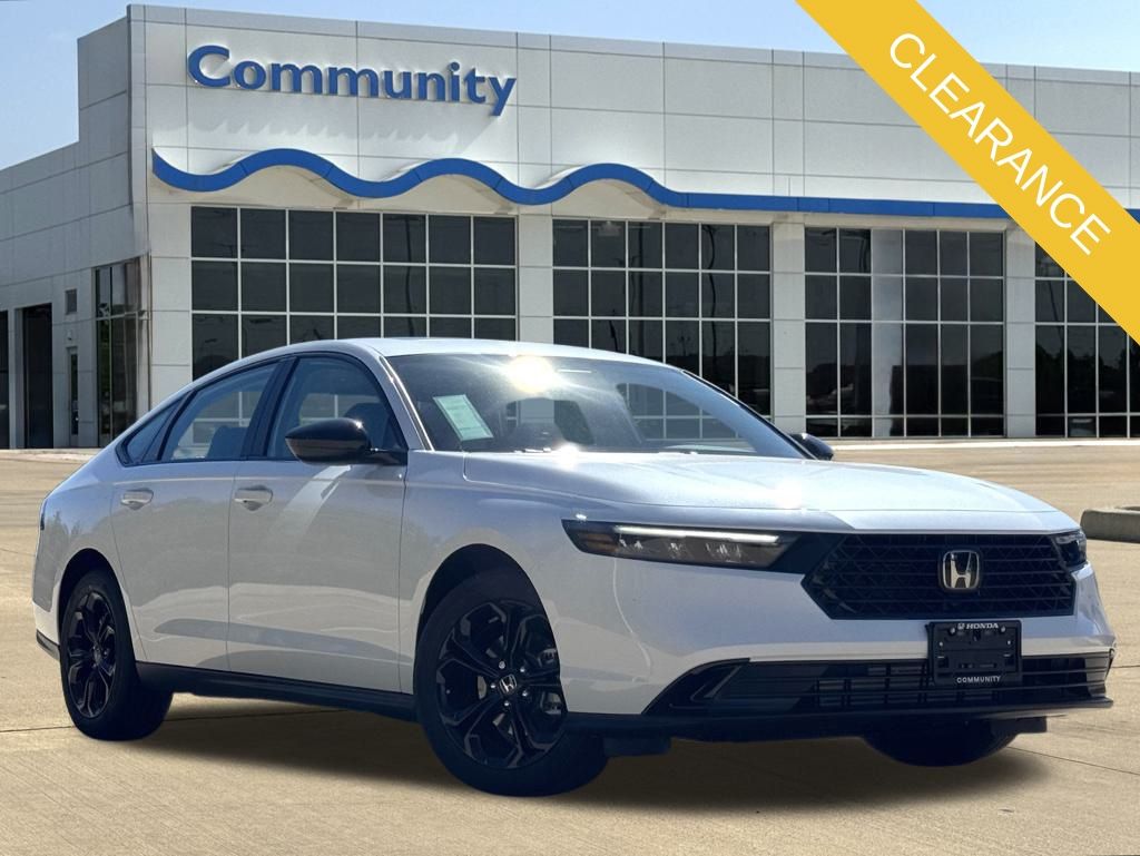 2025 Honda Accord SE White at Mac Haik CDJR North Houston