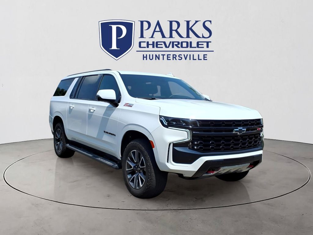 Summit White 2023 Chevrolet Suburban SUV / Crossover Four-Wheel Drive 10-Speed Automatic
