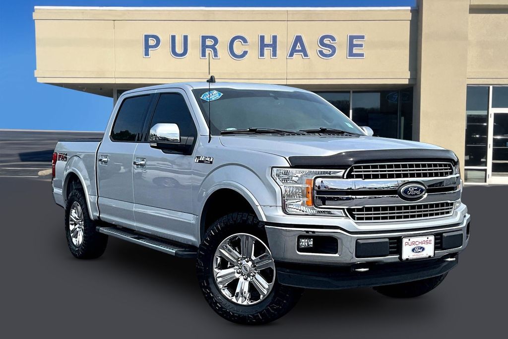 Ingot Silver 2019 Ford F-150 Lariat SuperCrew 4WD Pickup Truck Four-Wheel Drive Automatic