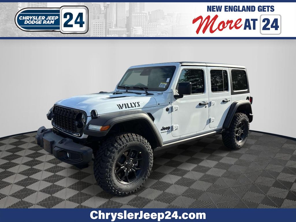 Bright White Clearcoat 2026 Jeep Wrangler SUV / Crossover Four-Wheel Drive 8-Speed Automatic