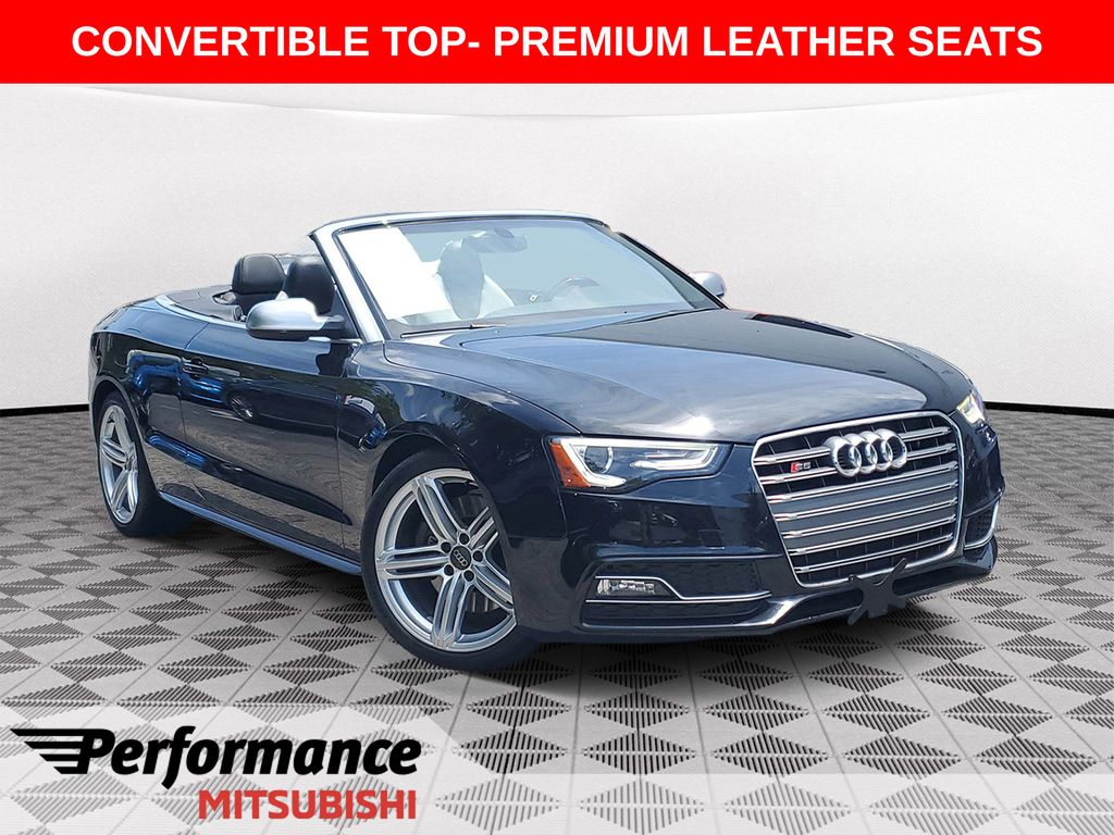 Brilliant Black 2013 Audi S5 3.0T quattro Premium Plus Cabriolet AWD Convertible All-Wheel Drive 7-Speed Automatic
