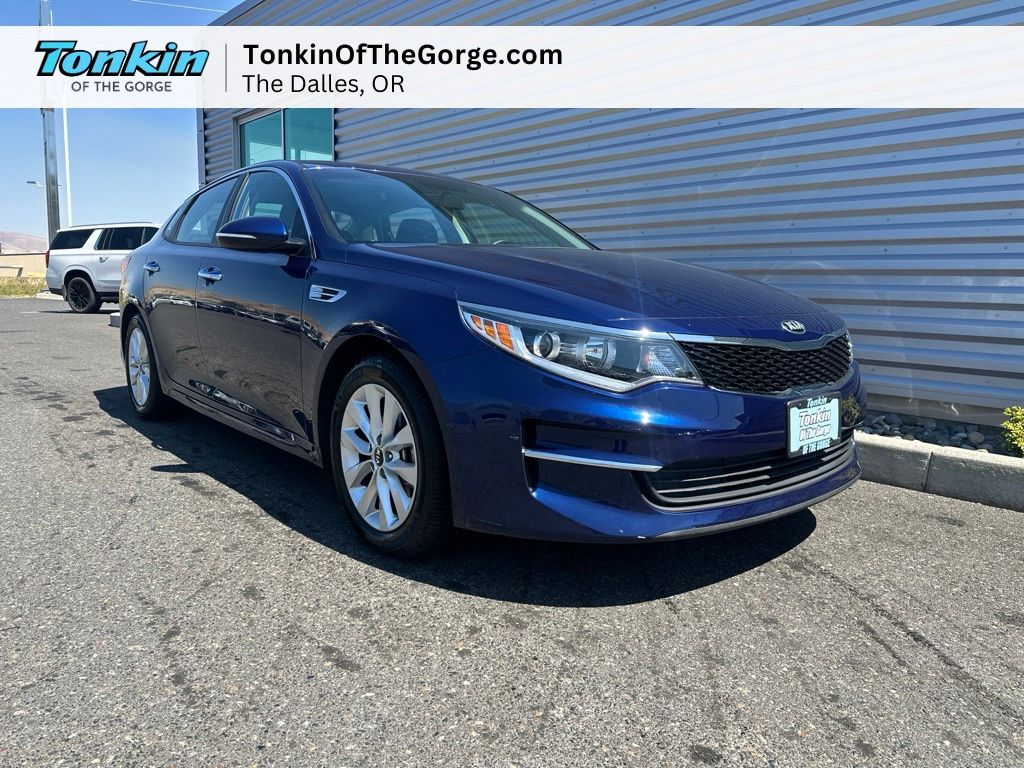 Horizon Blue 2018 Kia Optima Sedan Front-Wheel Drive 6-Speed Automatic